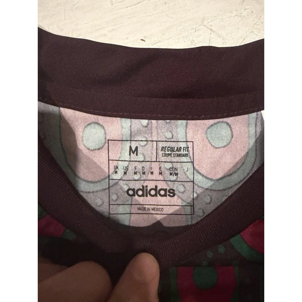 Adidas Mexico 2024 Home Soccer Jersey Authentic Burgundy Womens Medium M IP6363